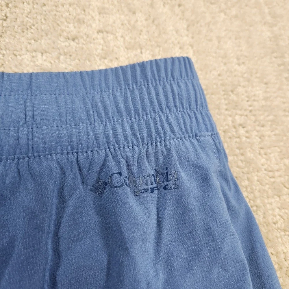 Columbia PFG Pants Men Medium Uncharted Joggers Stretch Woven Blue Outdoor NEW